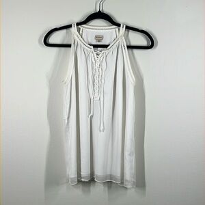 CREMIEUX women’s size XS White Summer Rank Top